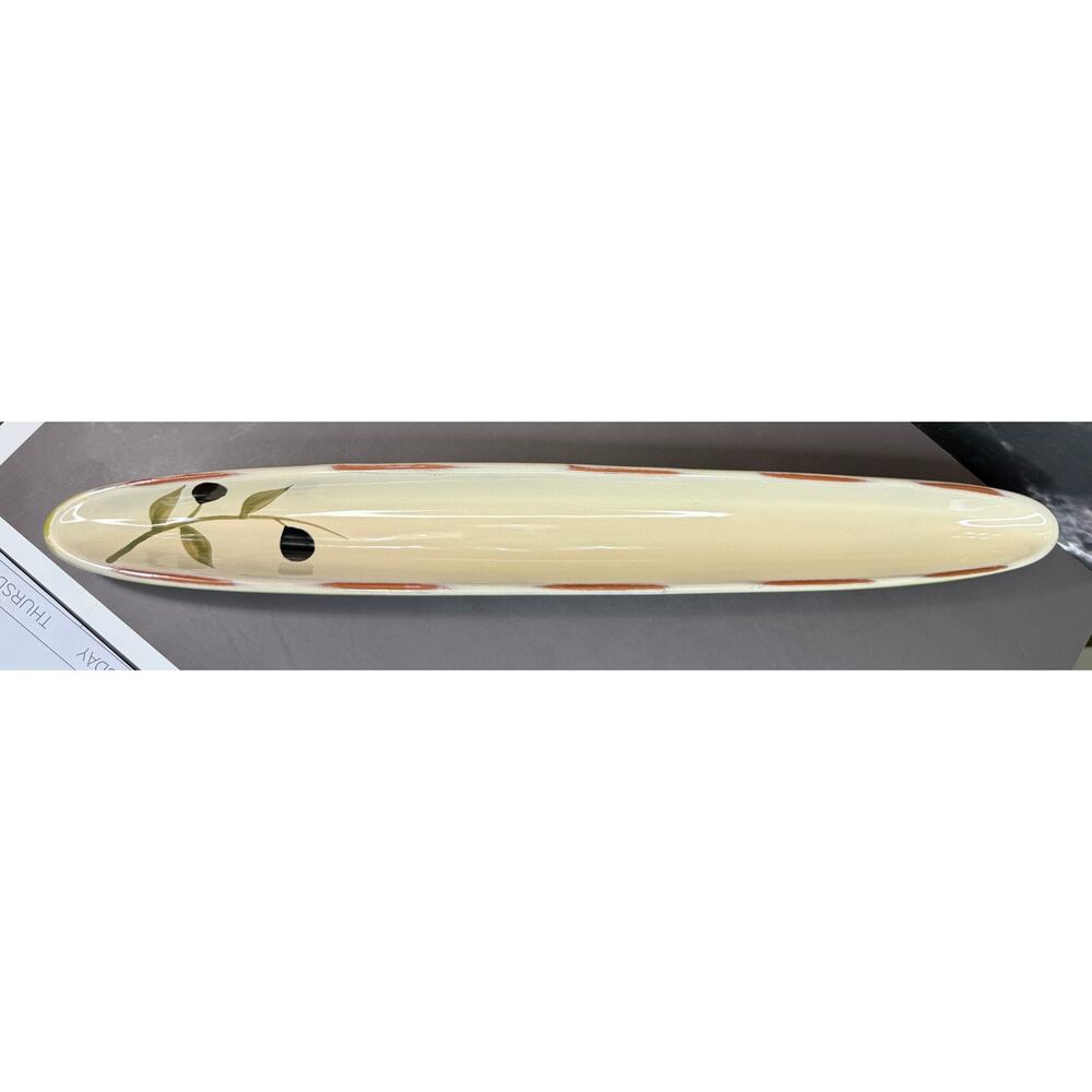 Styles-Eyes Olivera Collection Ceramic 16 Inch Olive Tray Charcuterie Appetizer